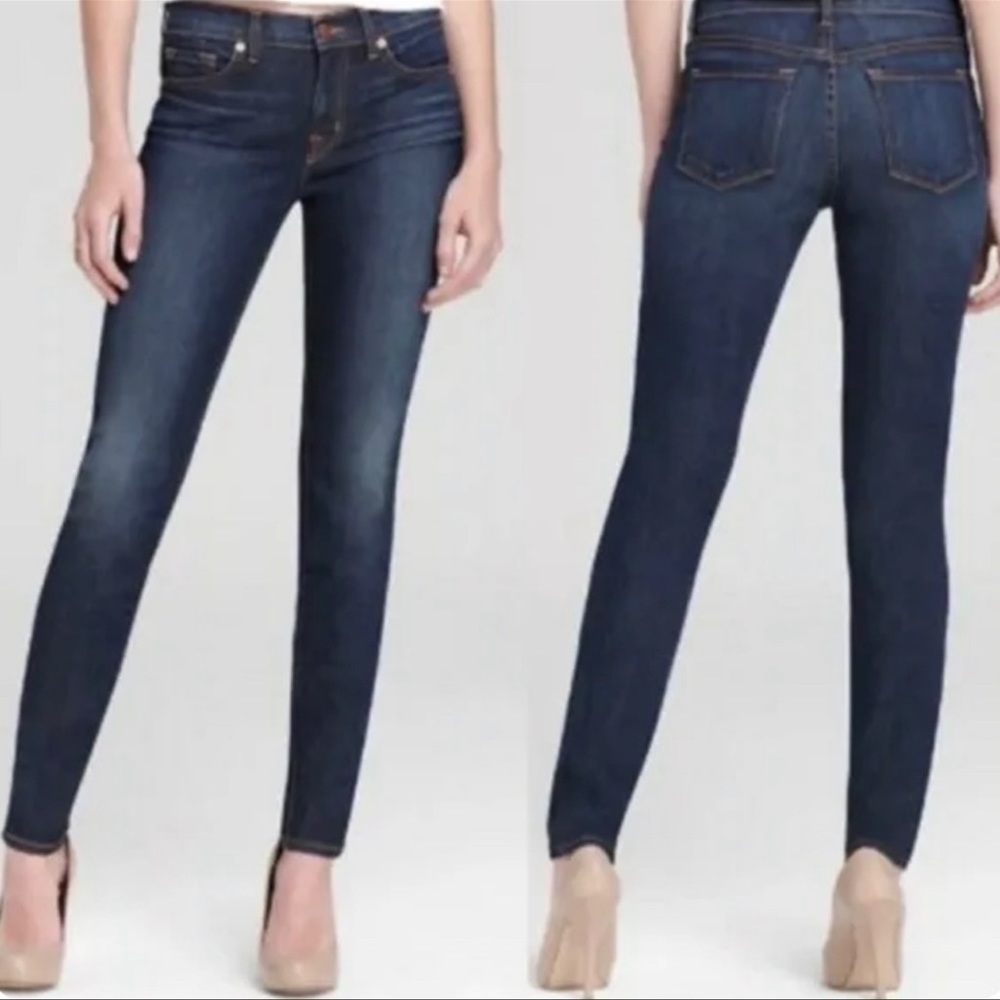 J BRAND Dark Vintage Skinny Leg Dark Wash Jeans Size 27
